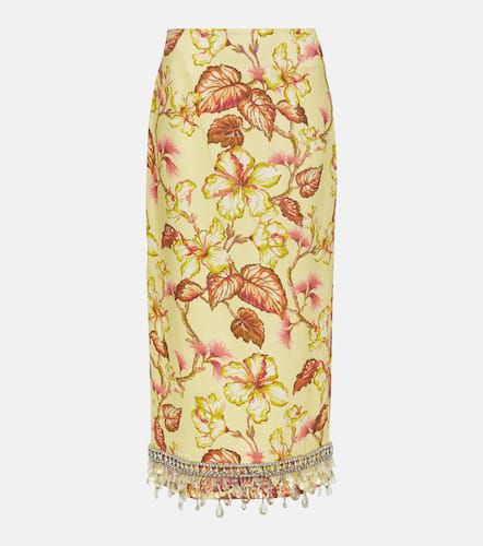 Matchmaker embellished linen midi skirt - Zimmermann - Modalova