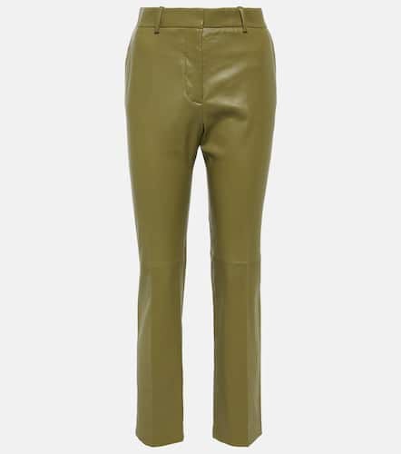 Coleman leather straight pants - Joseph - Modalova