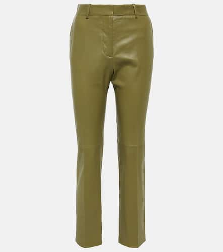 Pantalon droit Coleman en cuir - Joseph - Modalova