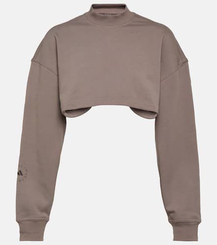 Cropped-Sweatshirt TrueCasuals aus Baumwolle - Adidas by Stella McCartney - Modalova