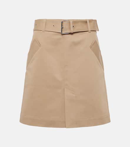 Minifalda de algodón con cinturón - Toteme - Modalova