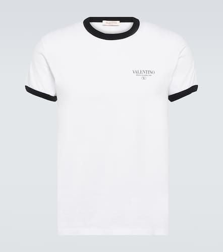 Logo cotton jersey T-shirt - Valentino - Modalova