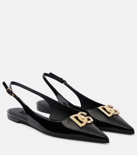 Slingback-Ballerinas DG aus Lackleder - Dolce&Gabbana - Modalova