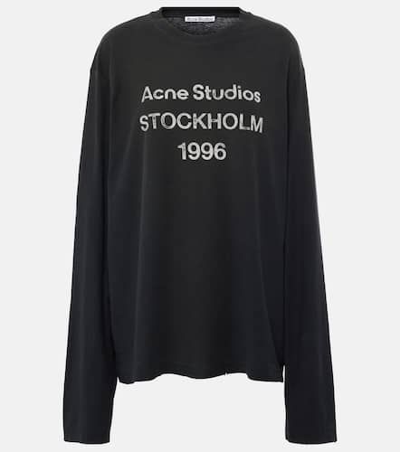 Camiseta de algodón y cáñamo - Acne Studios - Modalova