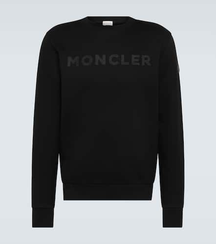 Logo cotton jersey sweatshirt - Moncler - Modalova