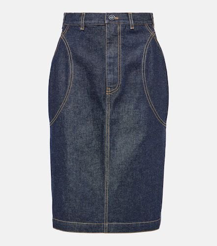 AlaÃ¯a Denim pencil skirt - Alaia - Modalova