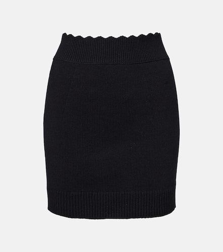 Ribbed-knit wool and cashmere miniskirt - Chloe - Modalova