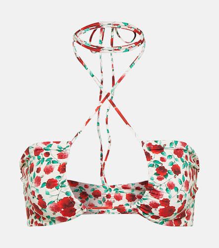 Floral-printed halterneck bikini top - Magda Butrym - Modalova