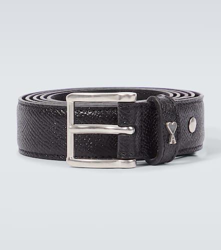 Ami Paris 25mm leather belt - Ami Paris - Modalova
