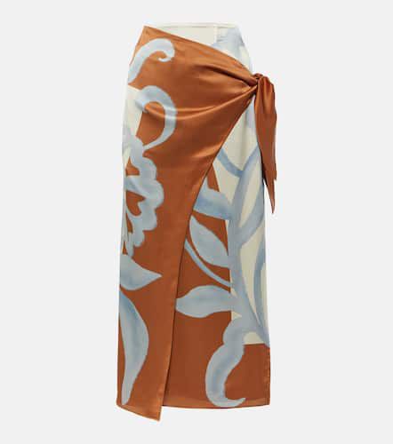 Sorrento printed silk wrap skirt - SIR - Modalova
