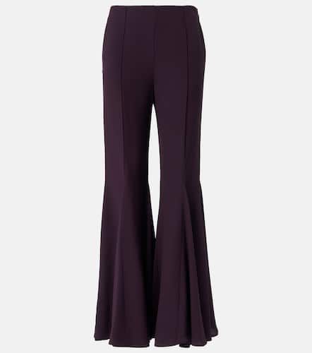 ChloÃ© Cropped crÃªpe satin flared pants - Chloe - Modalova