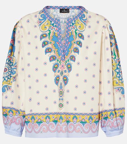 Etro Bedruckte Bluse aus Baumwolle - Etro - Modalova