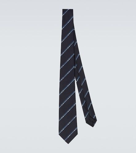 Corbata de jacquard de seda con Horsebit - Gucci - Modalova