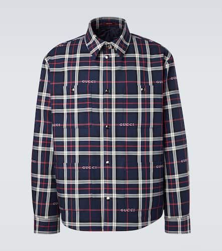 Gucci Plaid cotton shirt - Gucci - Modalova