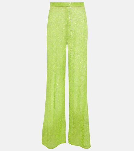 Wide-leg sequined pants - Self-Portrait - Modalova