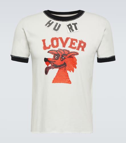 Hurt Lover cotton and linen T-shirt - ERL - Modalova