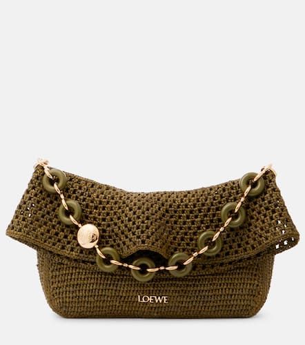 Paula's Ibiza Ola Small raffia shoulder bag - Loewe - Modalova