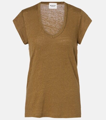 Marant Etoile Camiseta de lino - Marant Etoile - Modalova