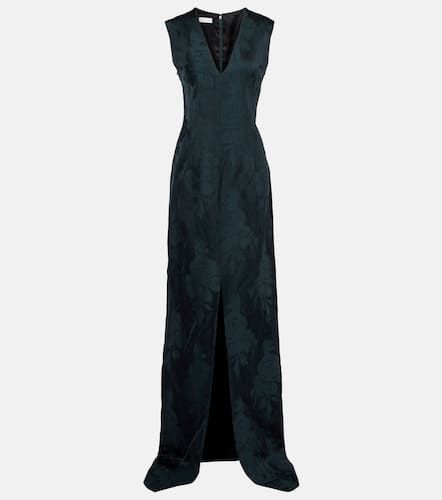 Robe longue en jacquard à fleurs - Dries Van Noten - Modalova