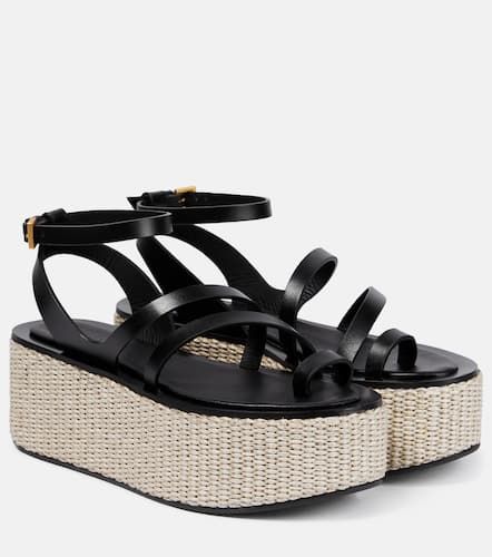 Sandalias con plataforma Biarritz de piel - Max Mara - Modalova