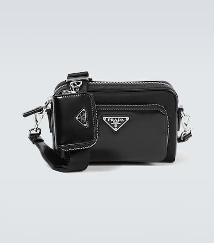 Prada Leather-trimmed crossbody bag - Prada - Modalova