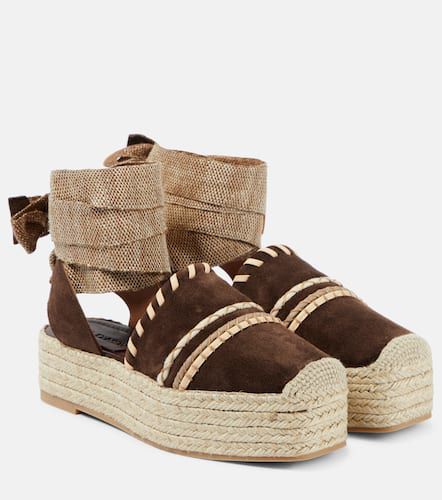 Suede platform espadrilles - Ulla Johnson - Modalova