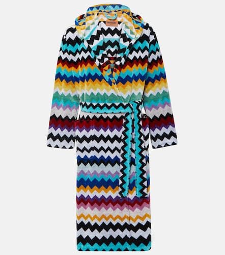 Accappatoio Cyrus in cotone a zig-zag - Missoni - Modalova