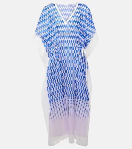 Printed cotton and silk midi dress - Dries Van Noten - Modalova
