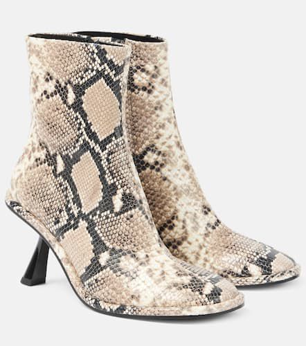 Ankle Boots Teo aus Leder - Souliers Martinez - Modalova