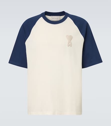 T-Shirt Ami de Cœur aus Baumwoll-Jersey - Ami Paris - Modalova