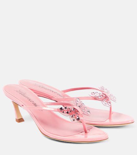 Sandali infradito Butterfly 55 in pelle - Blumarine - Modalova