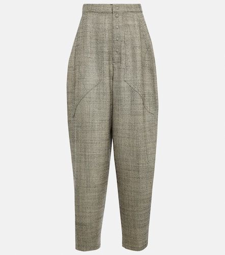 Pantaloni tapered in lana a vita alta - Stella McCartney - Modalova