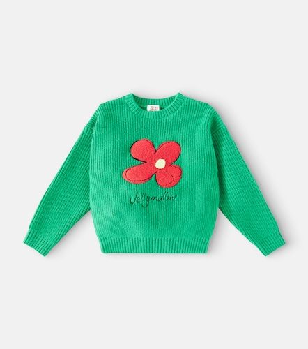 Pullover JM Flower a coste con ricamo - Jellymallow - Modalova
