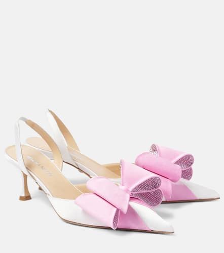 Slingback-Pumps Le Cadeau aus Satin - Mach & Mach - Modalova