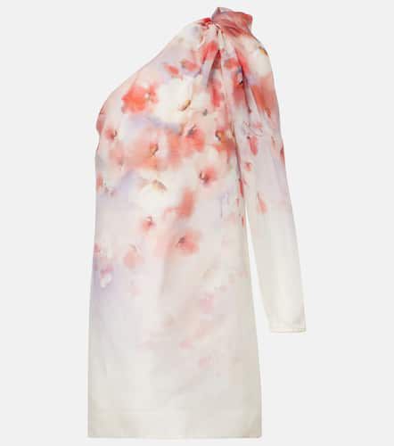 Scarlet floral linen and silk minidress - Zimmermann - Modalova