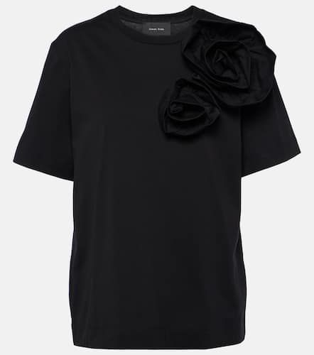 Floral-appliquÃ© cotton jersey T-shirt - Simone Rocha - Modalova