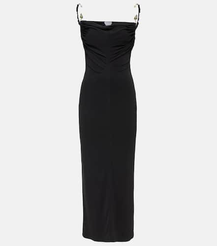 Embellished ruched crêpe maxi dress - Bottega Veneta - Modalova