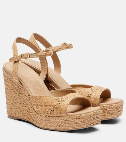 Espadrillas Summer in rafia con zeppa - Souliers Martinez - Modalova