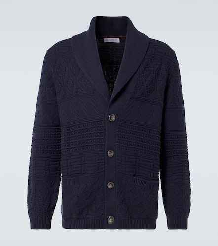 Cardigan in cotone - Brunello Cucinelli - Modalova