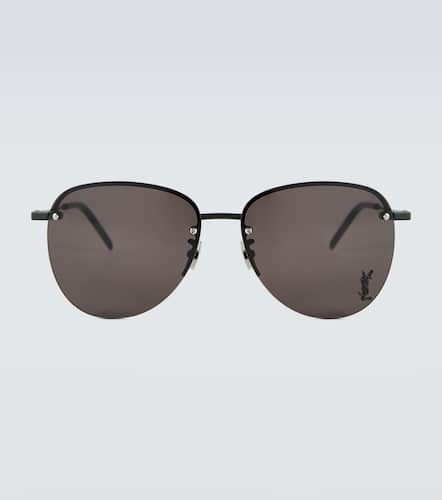 Sonnenbrille aus Metall - Saint Laurent - Modalova