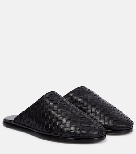 Intrecciato leather slippers - Bottega Veneta - Modalova