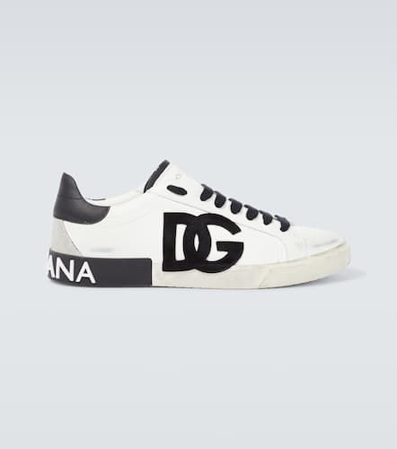 Dolce&Gabbana DG leather sneakers - Dolce&Gabbana - Modalova