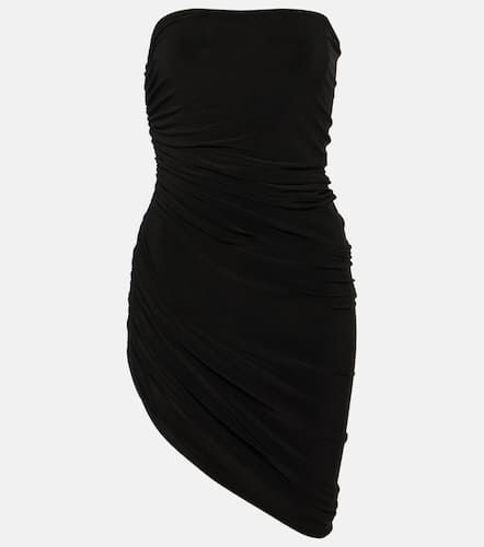 Draped jersey minidress - Norma Kamali - Modalova