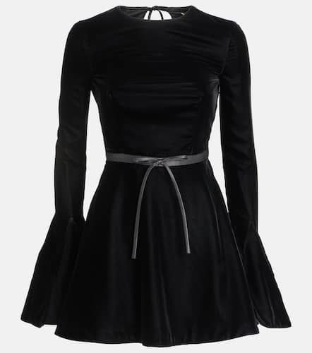 Saint Laurent Minikleid aus Samt - Saint Laurent - Modalova