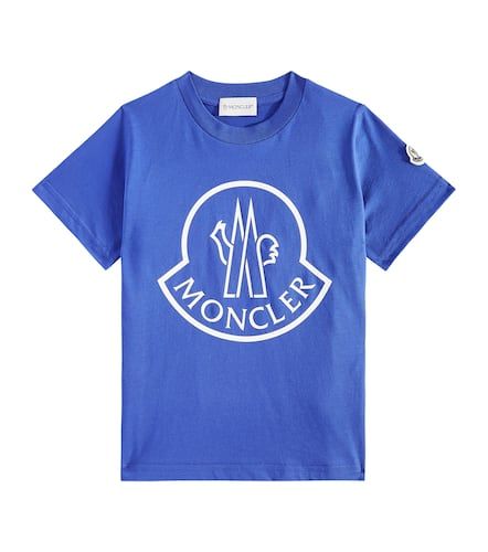 Bedrucktes T-Shirt aus Baumwoll-Jersey - Moncler Enfant - Modalova