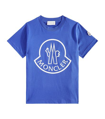 Logo printed cotton jersey T-shirt - Moncler Enfant - Modalova