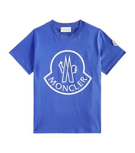 Logo printed cotton jersey T-shirt - Moncler Enfant - Modalova