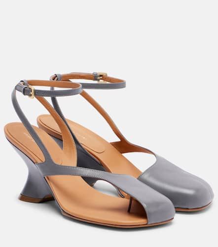 Sandalias con cuña 75 de piel - Dries Van Noten - Modalova