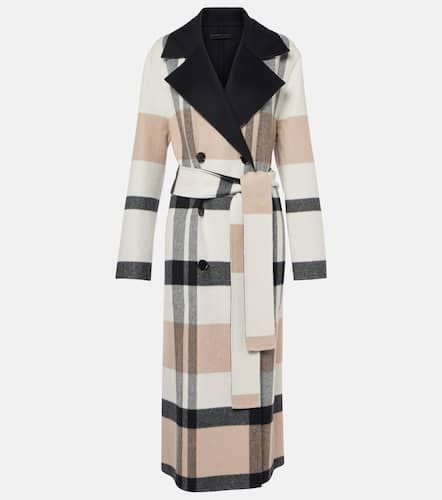 Merton checked reversible wool wrap coat - Joseph - Modalova