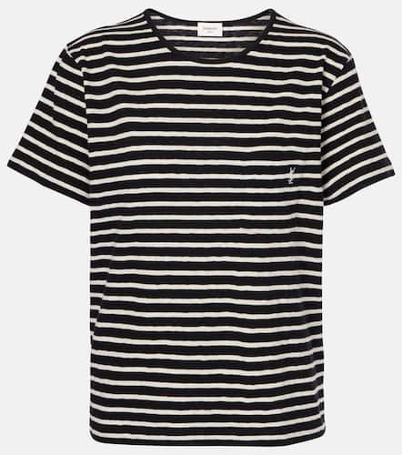 Camiseta Cassandre de jersey de algodón - Saint Laurent - Modalova